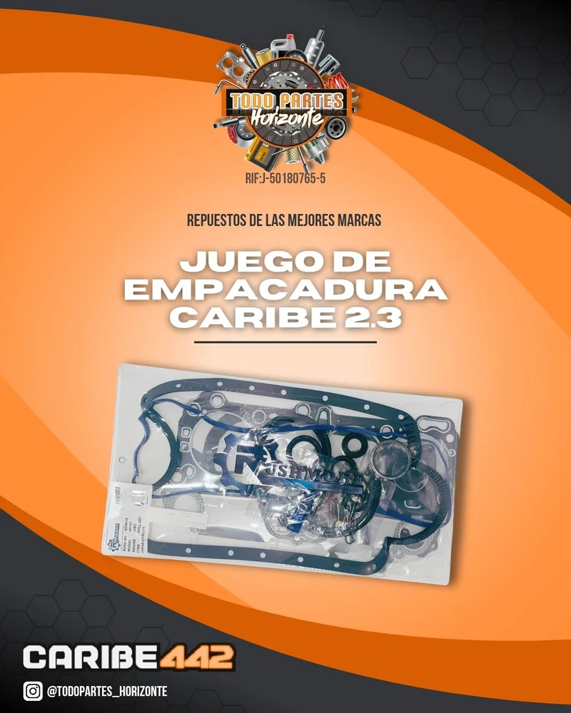 Repuesto JUEGO DE EMPACADURA CARIBE 2.3 original