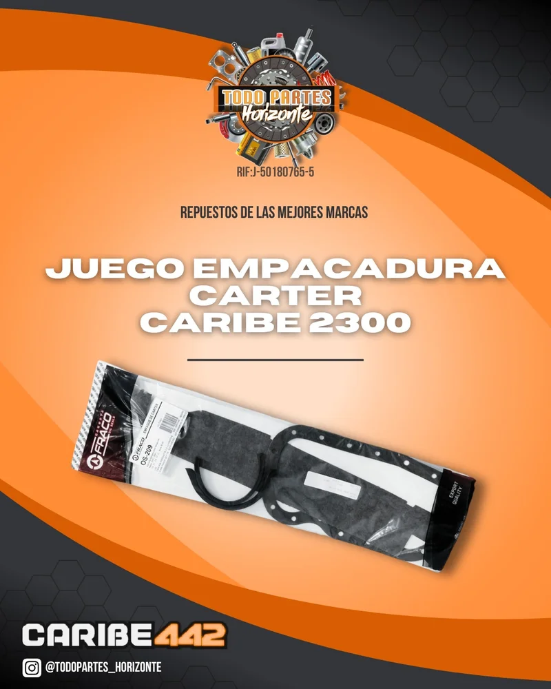 Repuesto JUEGO EMPACADURA CARTER CARIBE 2300 original