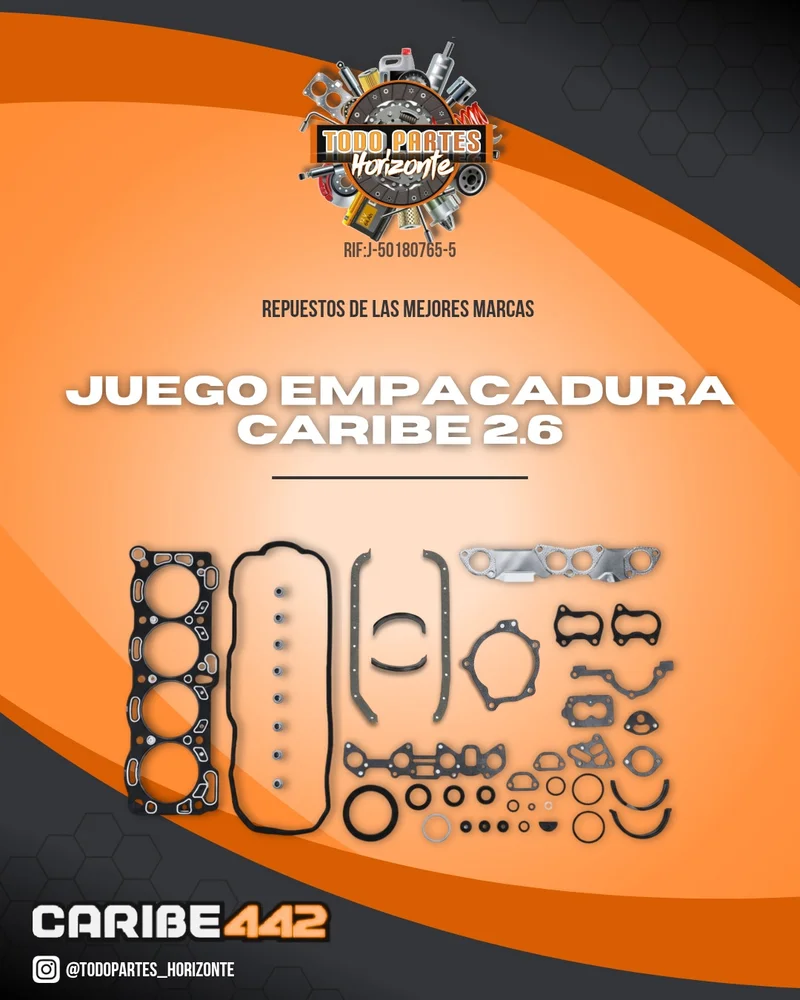 Repuesto JUEGO EMPACADURA MOTOR CARIBE 2.6 original