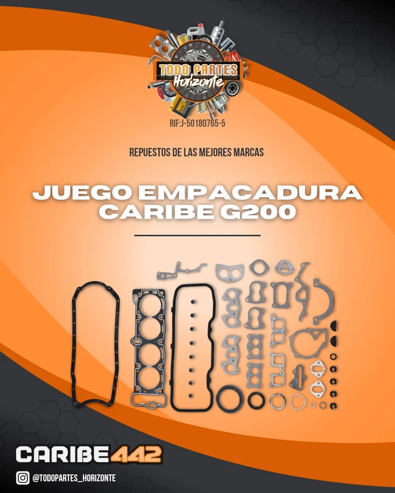 Repuesto JUEGO EMPACADURA MOTOR CARIBE G200 original