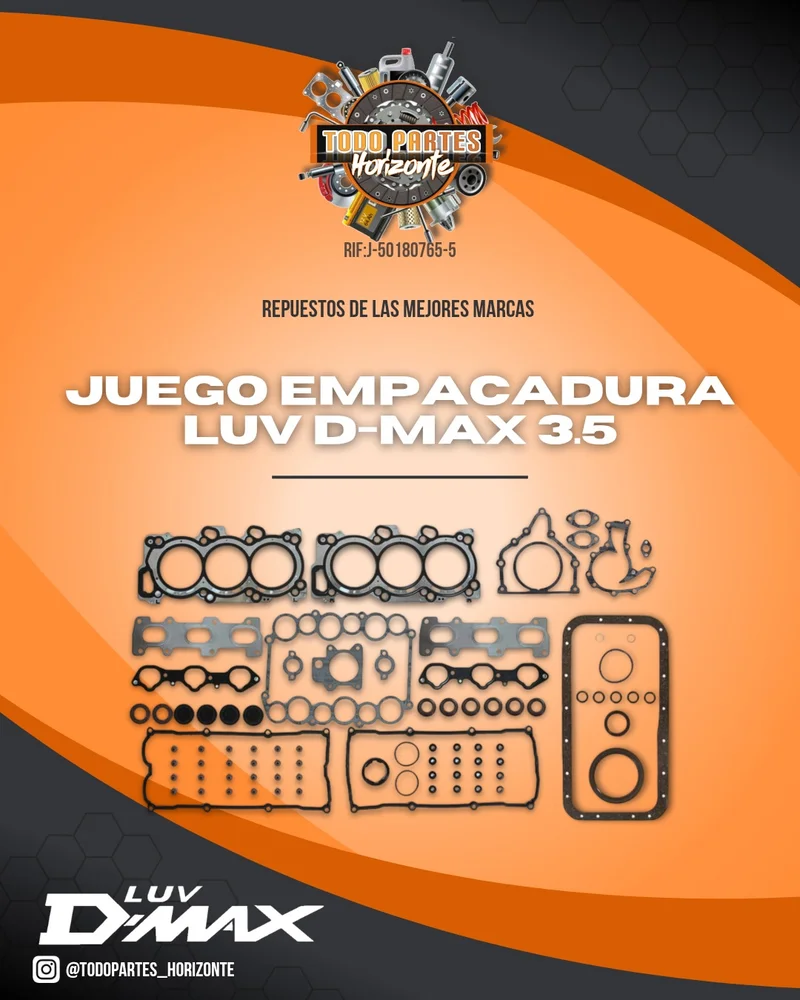 Repuesto JUEGO EMPACADURA MOTOR LUV DMAX 3.5 original