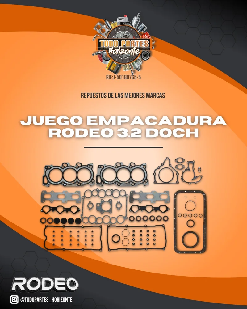 Fotografía de repuesto Juego Empacadura Motor Rodeo 3.2 Doch original - Todo Partes Horizonte