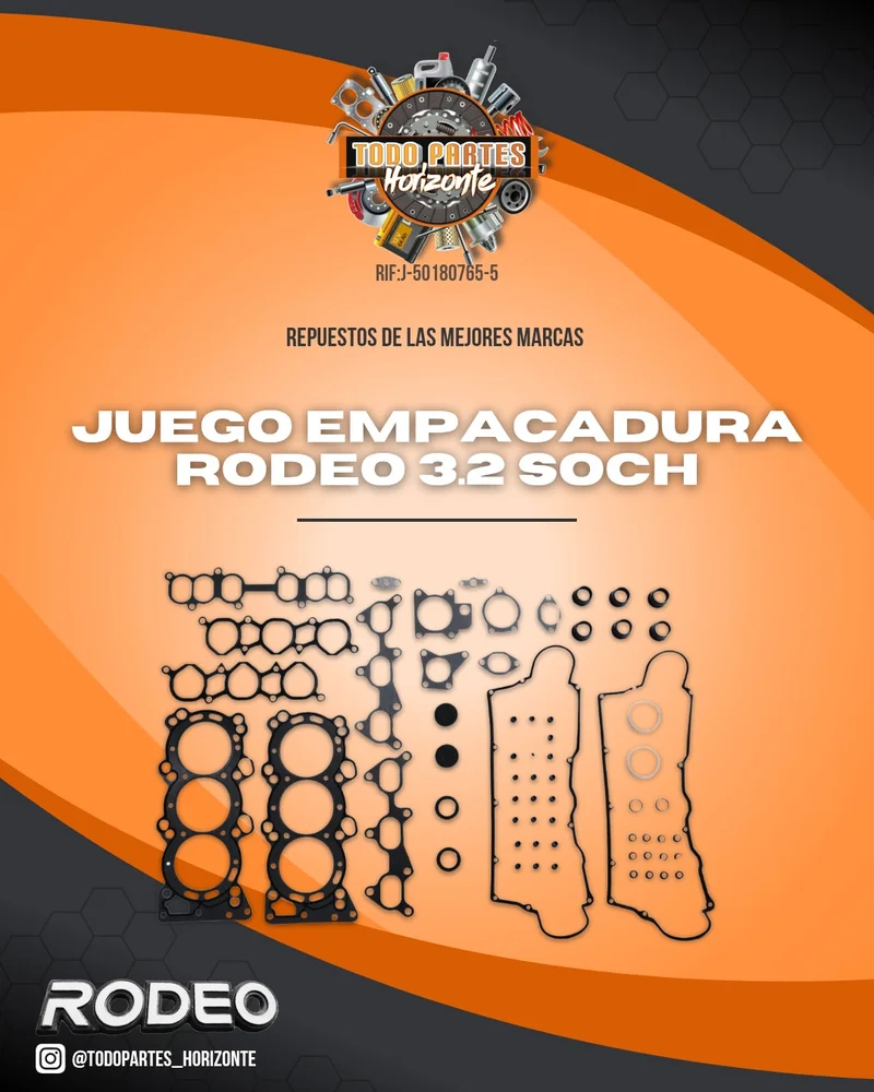 Repuesto JUEGO EMPACADURA MOTOR RODEO 3.2 SOCH original