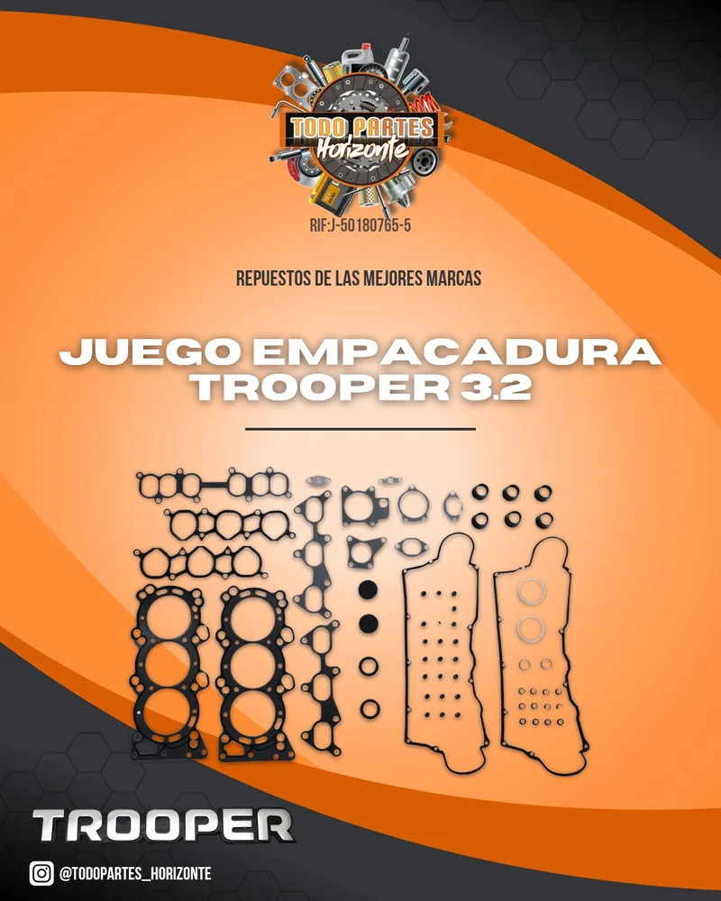 Repuesto JUEGO EMPACADURA MOTOR TROOPER 3.2 original