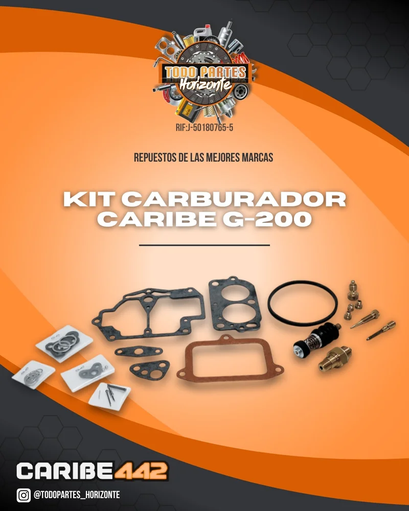 Repuesto KIT CARBURADOR CARIBE G-200 original