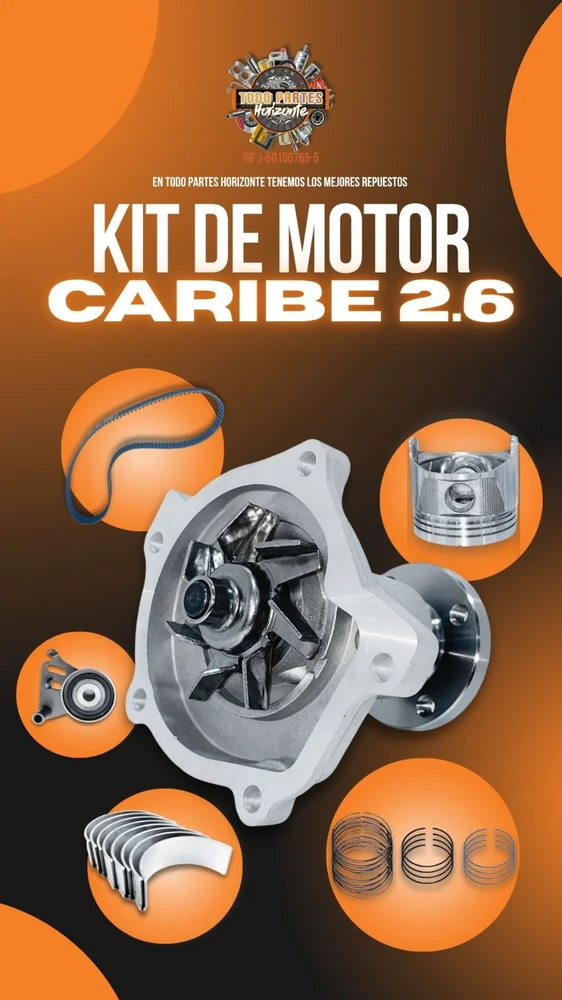 Repuesto KIT DE MOTOR CARIBE 2.6 original