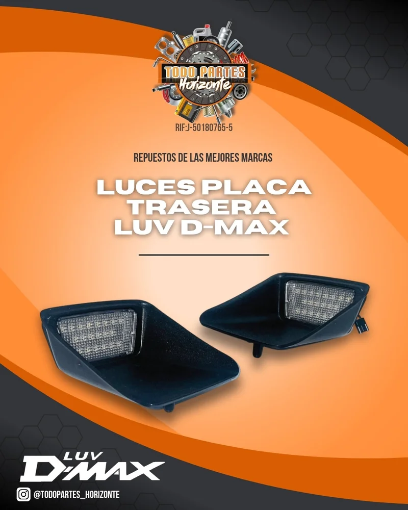 Fotografía de repuesto Luces Placa Trasera Luv D-Max original - Todo Partes Horizonte