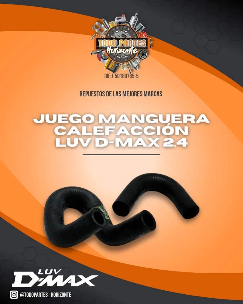 Fotografía de repuesto Manguera Calefaccion Luv Dmax 2.4 original - Todo Partes Horizonte