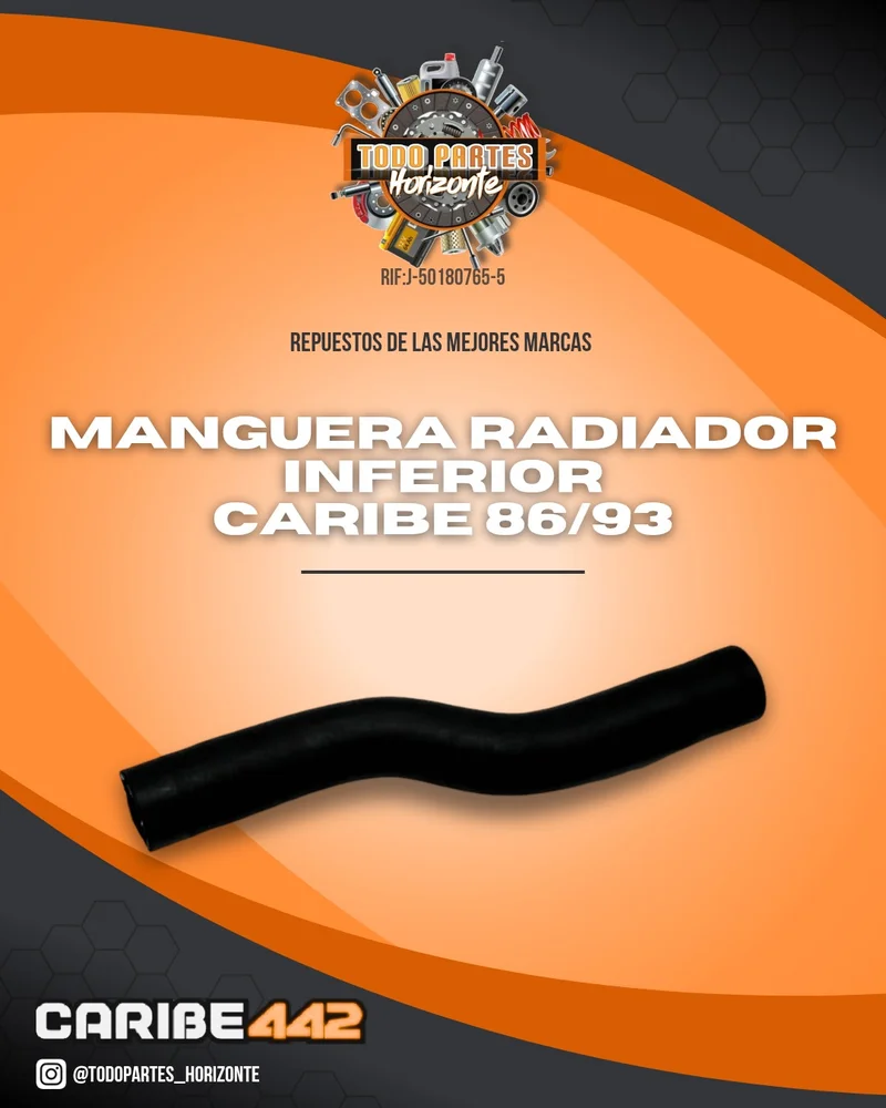 Repuesto MANGUERA RADIADOR INFERIOR CARIBE 2.3 / CARIBE 2.6 / LUV 2.3 original