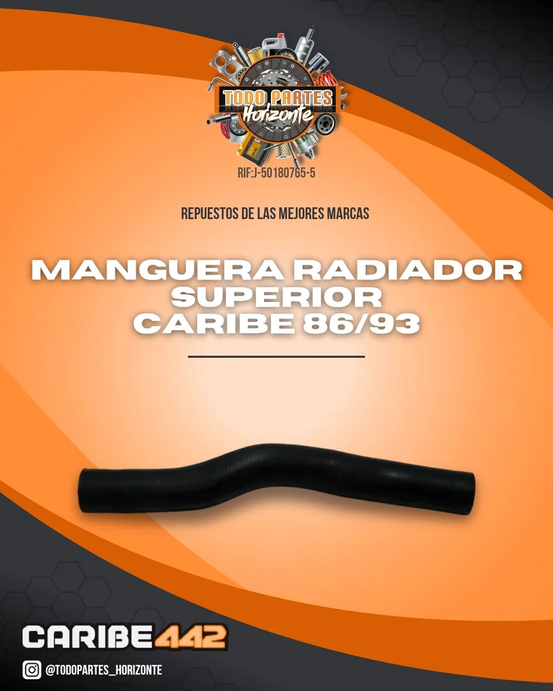 Repuesto MANGUERA RADIADOR SUPERIOR CARIBE 2.3 / CARIBE 2.6 / LUV 2.3 original