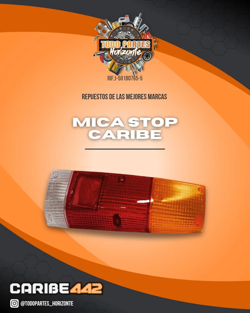 Fotografía de repuesto Mica Stop Caribe original - Todo Partes Horizonte
