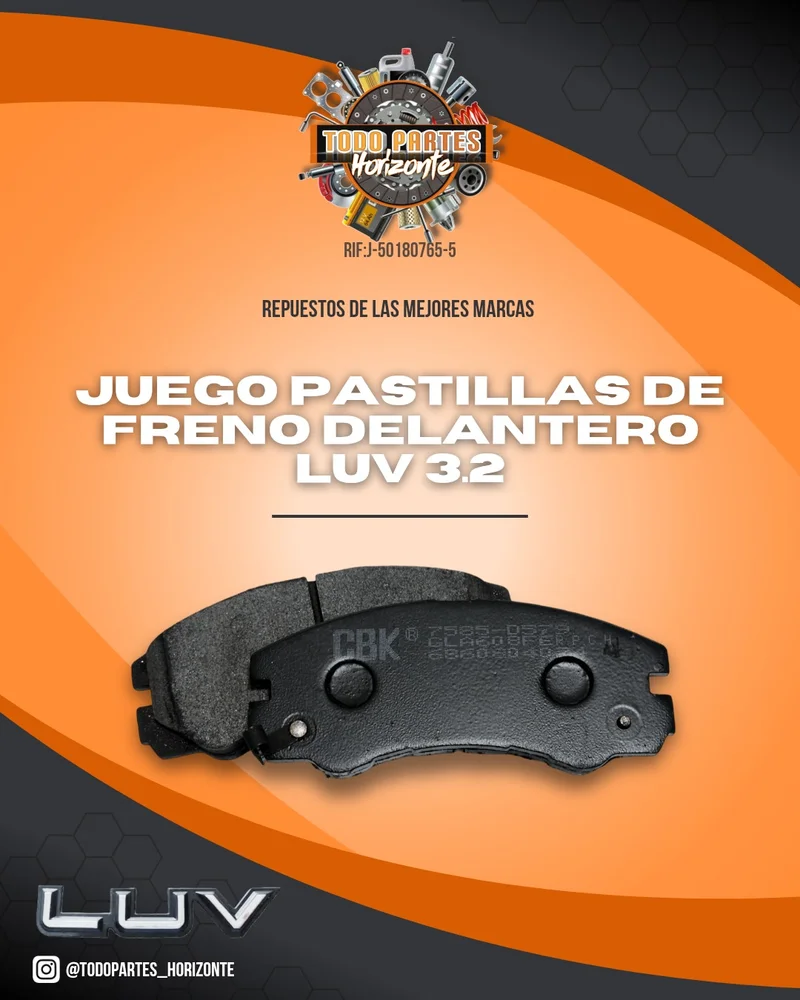 Repuesto PASTILLAS DE FRENO DELANTERA LUV 3.2 original