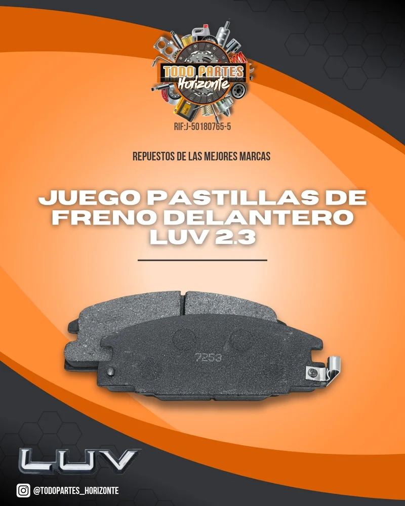 Repuesto PASTILLAS DE FRENO DELANTERA LUV original
