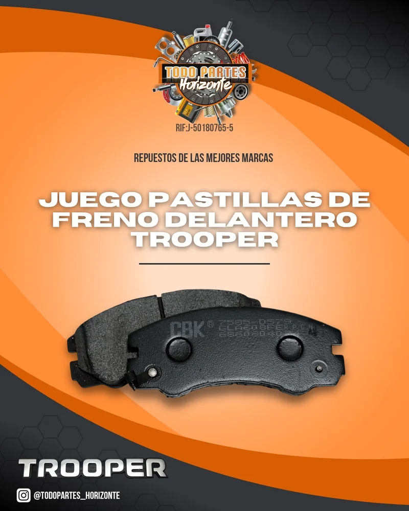 Repuesto PASTILLAS DE FRENO DELANTERA TROOPER 3.2 original