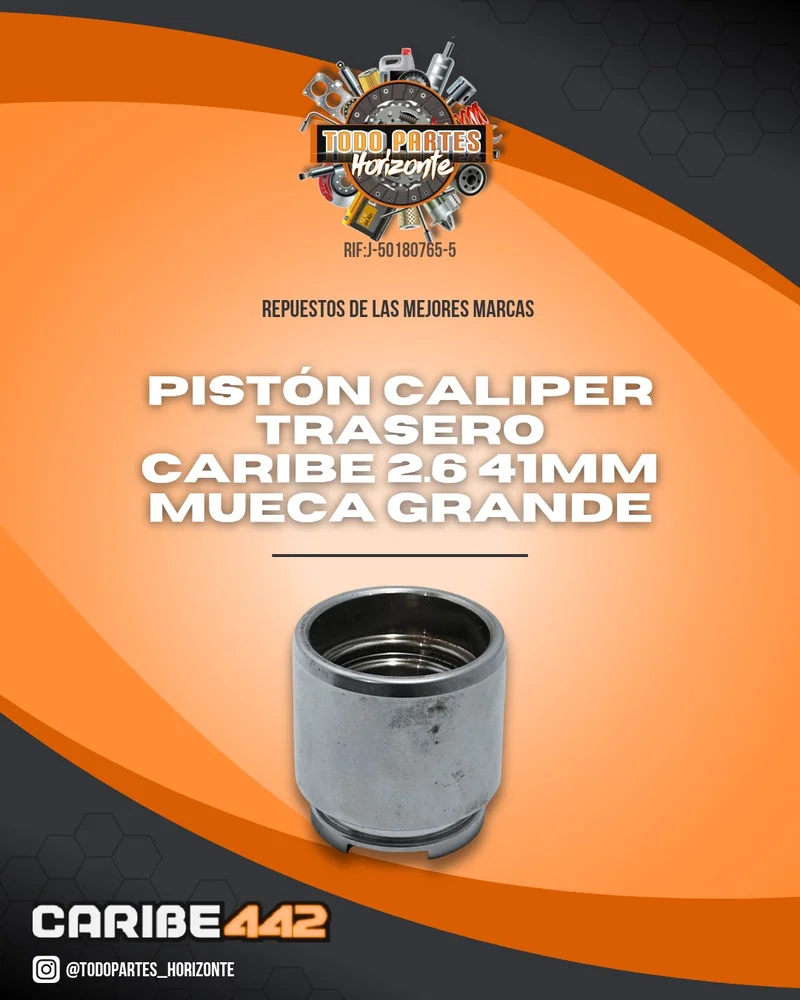 Repuesto PISTON CALIPER TRASERO CARIBE 2.6 original