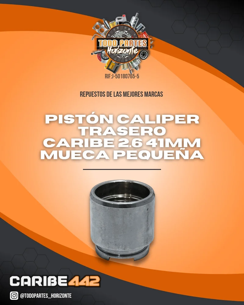 Repuesto PISTON CALIPER TRASERO CARIBE 2.6 original