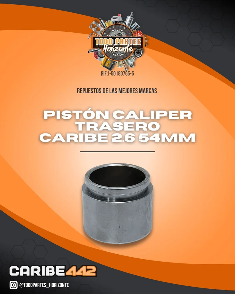Repuesto PISTON CALIPER TRASERO CARIBE 2.6 original