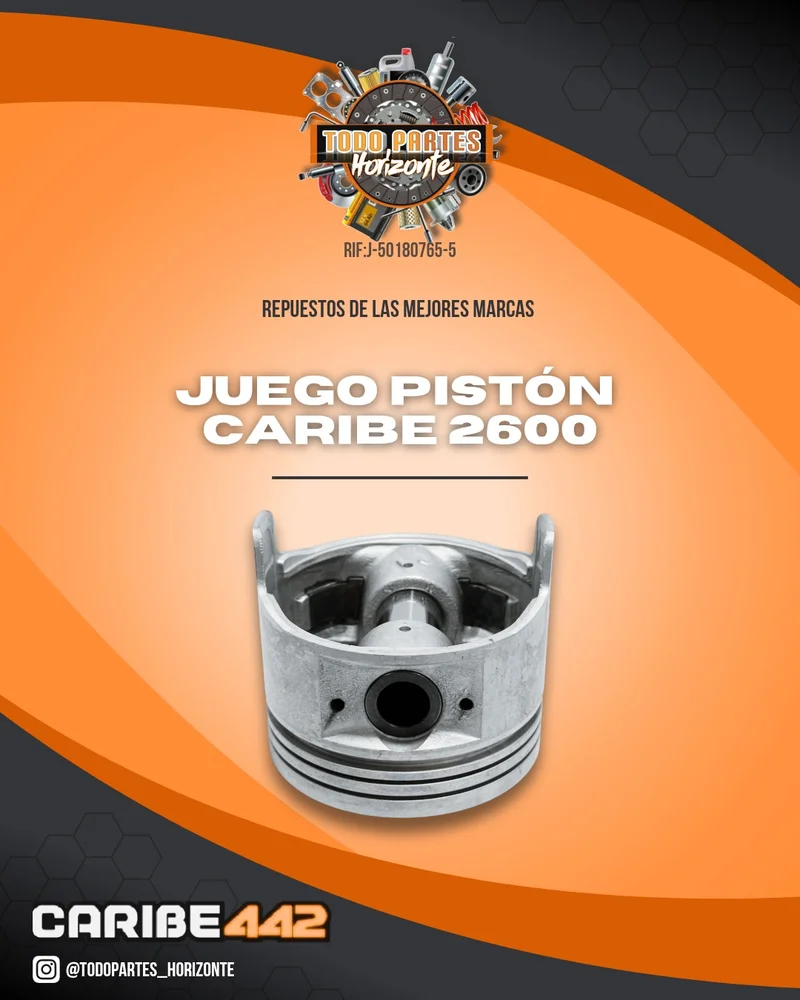 Fotografía de repuesto Piston Caribe 2.6 original - Todo Partes Horizonte