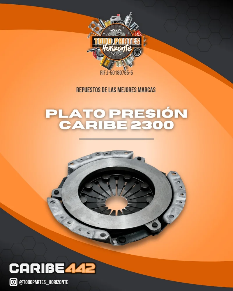 Repuesto PLATO PRESION CLUTCH CARIBE 2.3 original