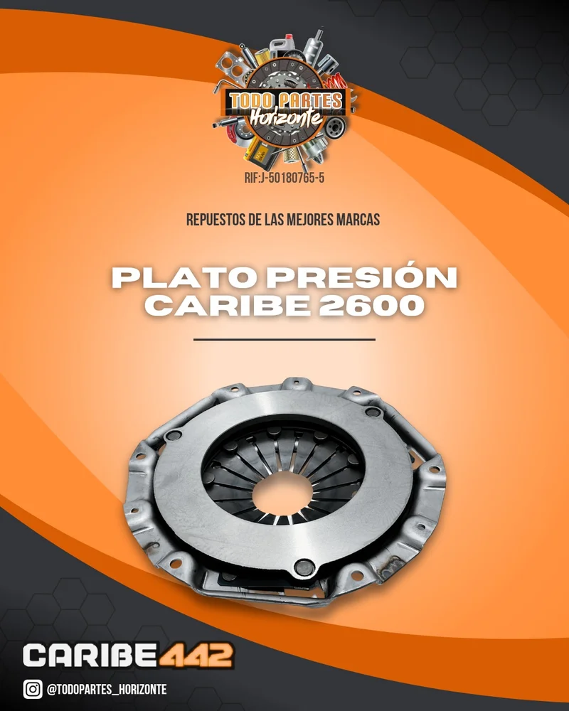 Repuesto PLATO PRESION CLUTCH CARIBE 2.6 original