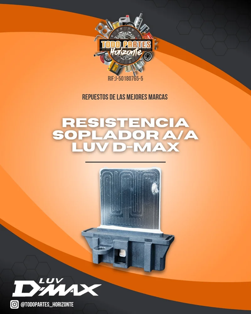 Fotografía de repuesto Resistencia Soplador Aire Acondicionado Luv Dmax 3.5 original - Todo Partes Horizonte