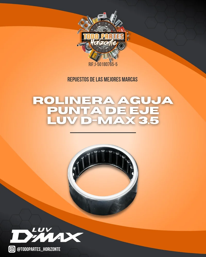 Repuesto ROLINERA PUNTA EJE AGUJA LUV DMAX 3.5 original