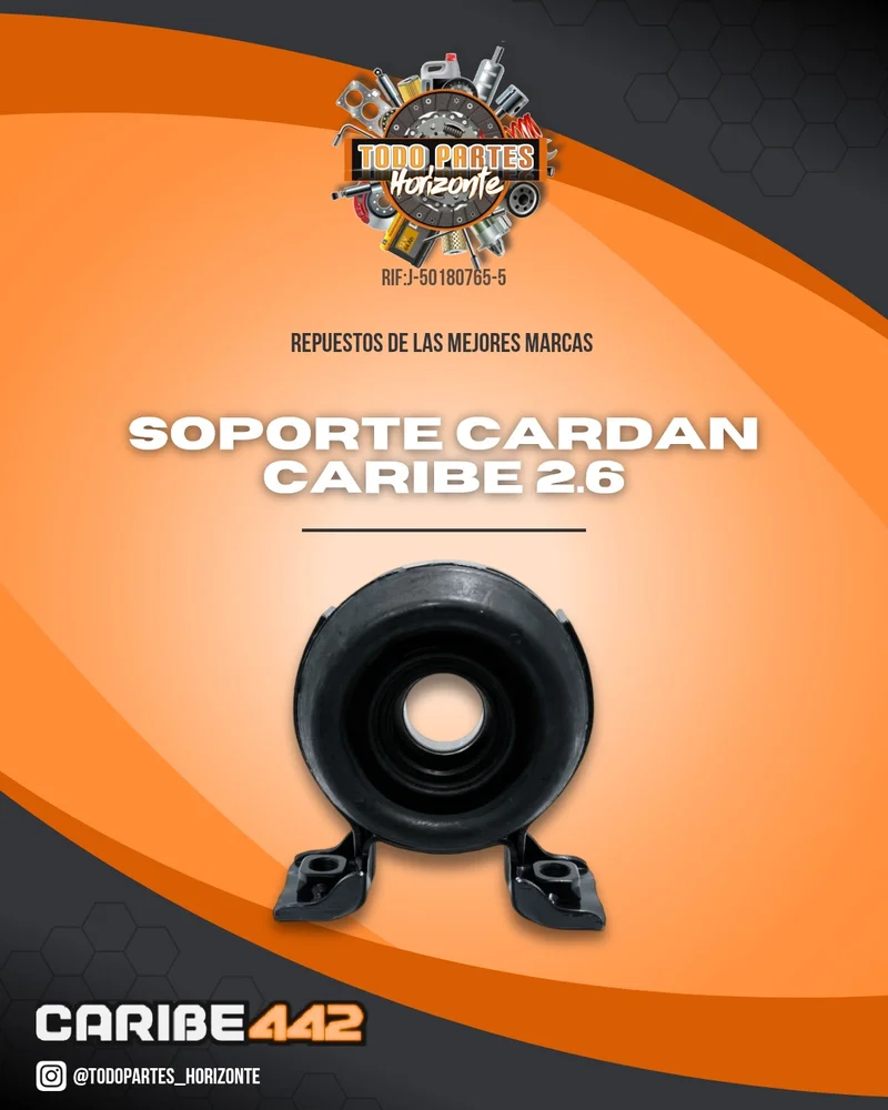 Repuesto SOPORTE CARDAN / CHUMACERA CARIBE 2.6 original