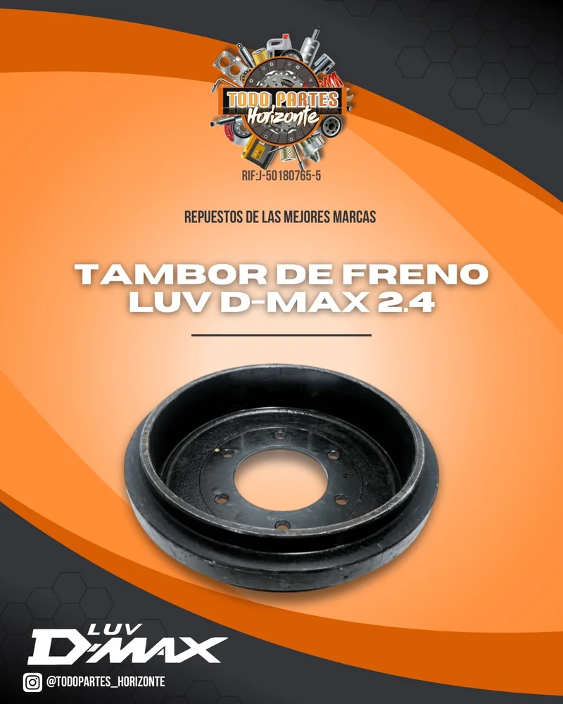 Fotografía de repuesto Tambor De Freno Luv Dmax 2.4 original - Todo Partes Horizonte