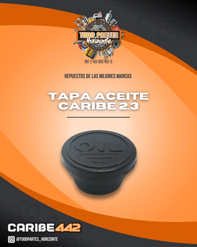 Repuesto TAPA ACEITE CARIBE 2.3 original
