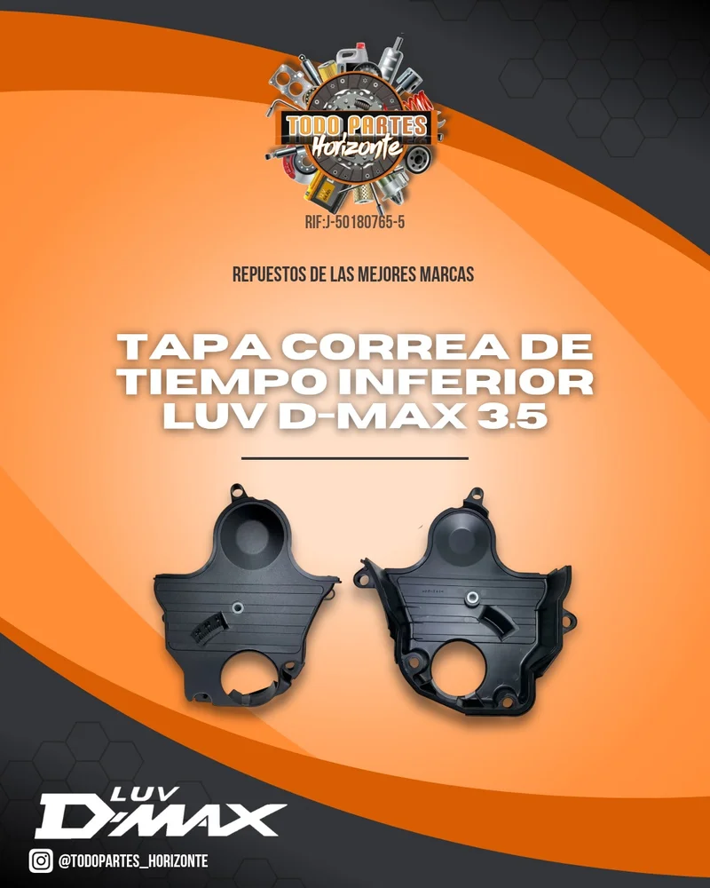 Fotografía de repuesto Tapa Correa Inferior Luv Dmax 3.5 original - Todo Partes Horizonte