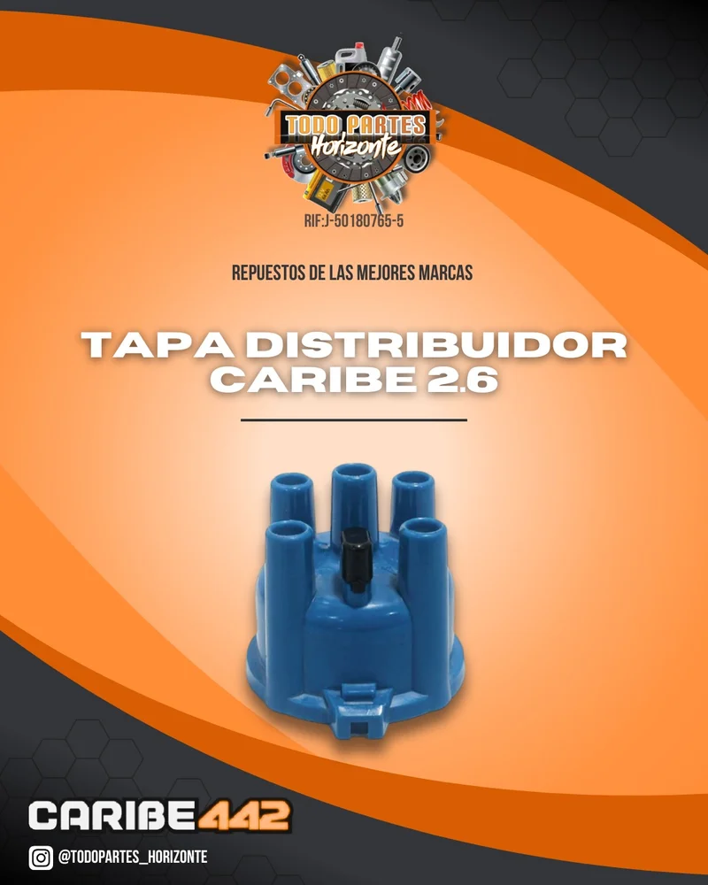 Repuesto TAPA DISTRIBUIDOR CARIBE 2.6 original