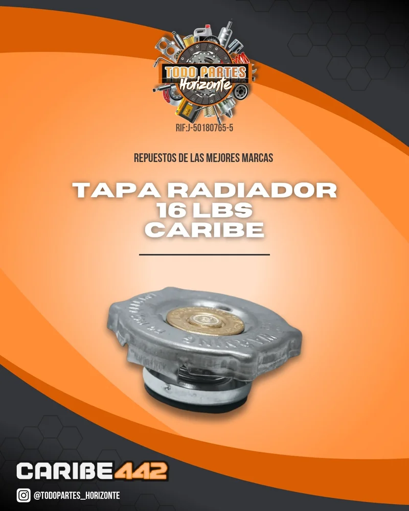 Repuesto TAPA RADIADOR CARIBE original