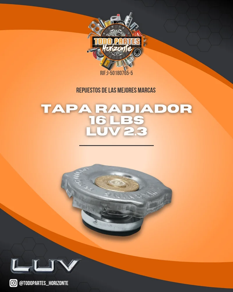 Fotografía de repuesto Tapa Radiador Luv 2.3 original - Todo Partes Horizonte