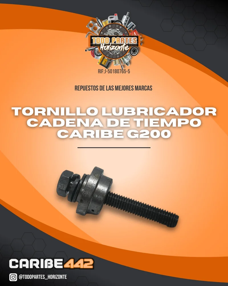 Fotografía de repuesto Tornillo Con Arandela Lubricadora Caribe G200 original - Todo Partes Horizonte