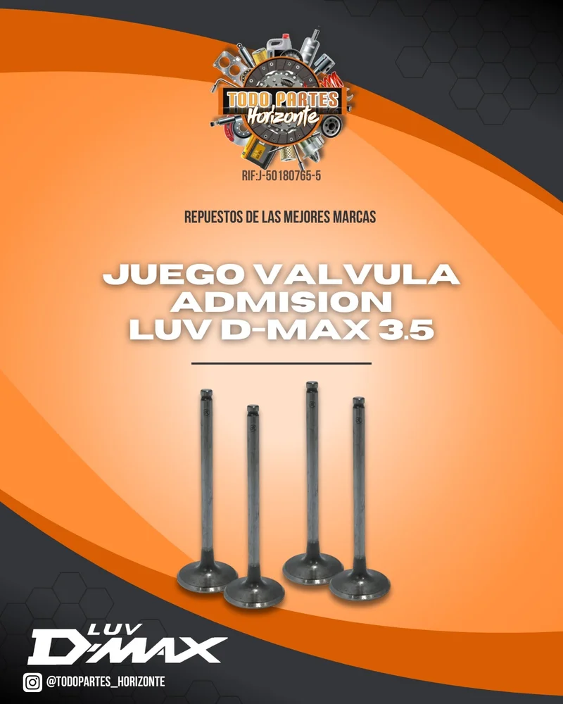 Repuesto VALVULA ADMISION LUV DMAX 3.5 original