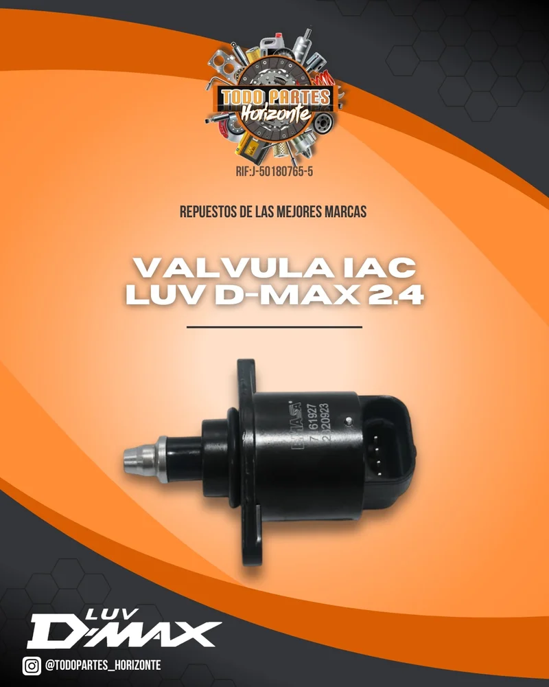 Repuesto VALVULA CONTROL DE AIRE (IAC) LUV DMAX 2.4 original