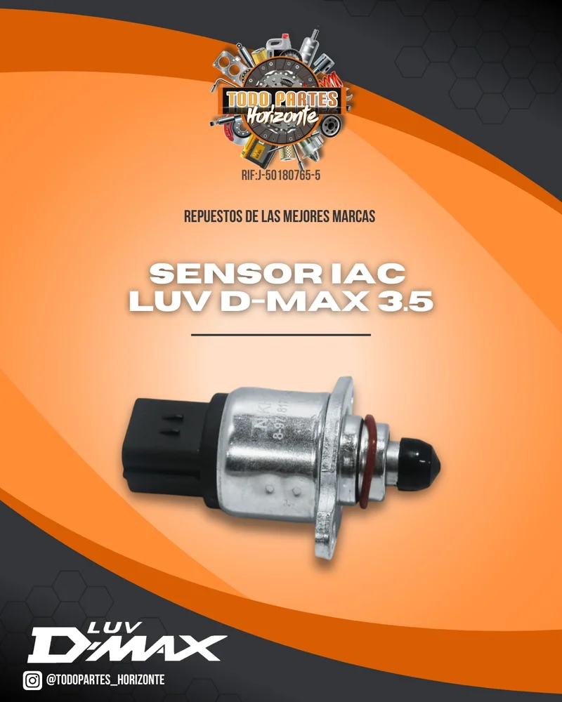 Repuesto VALVULA CONTROL DE AIRE (IAC) LUV DMAX 3.5 original