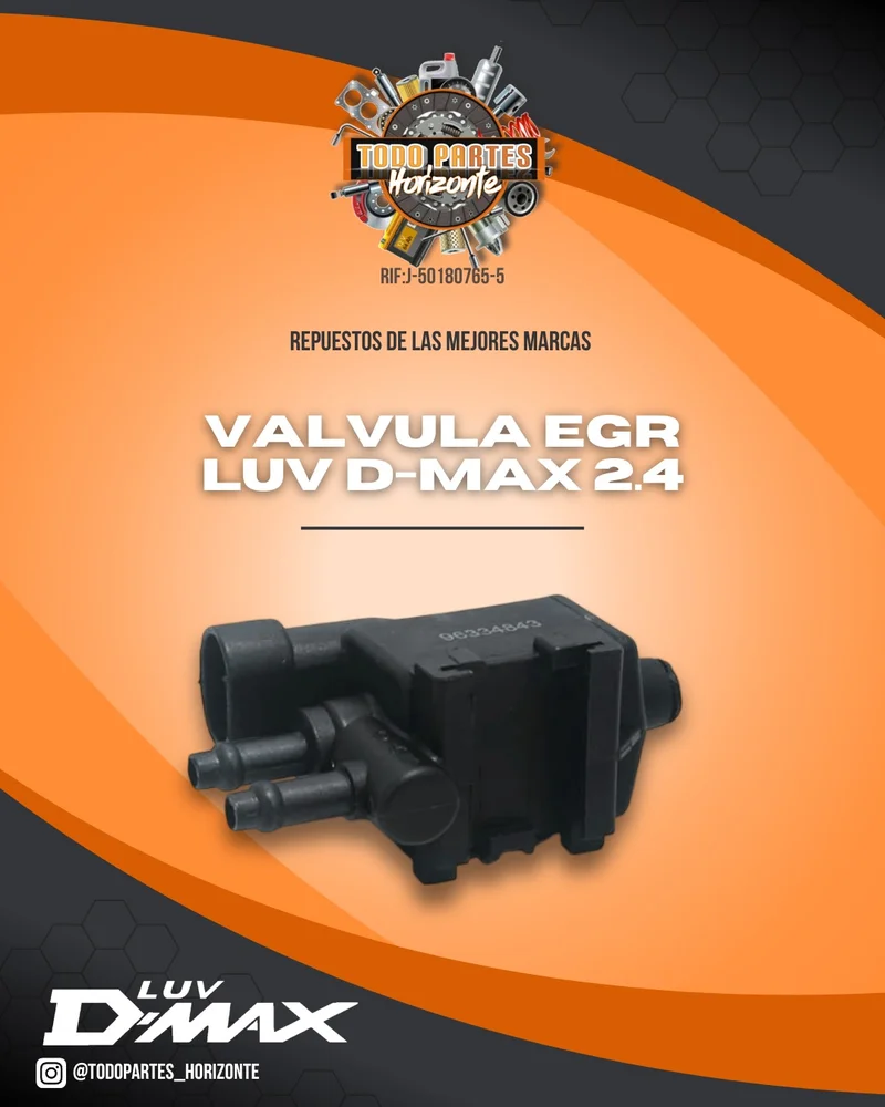 Fotografía de repuesto Valvula Desfogue De Gases (egr) Luv Dmax 2.4 original - Todo Partes Horizonte