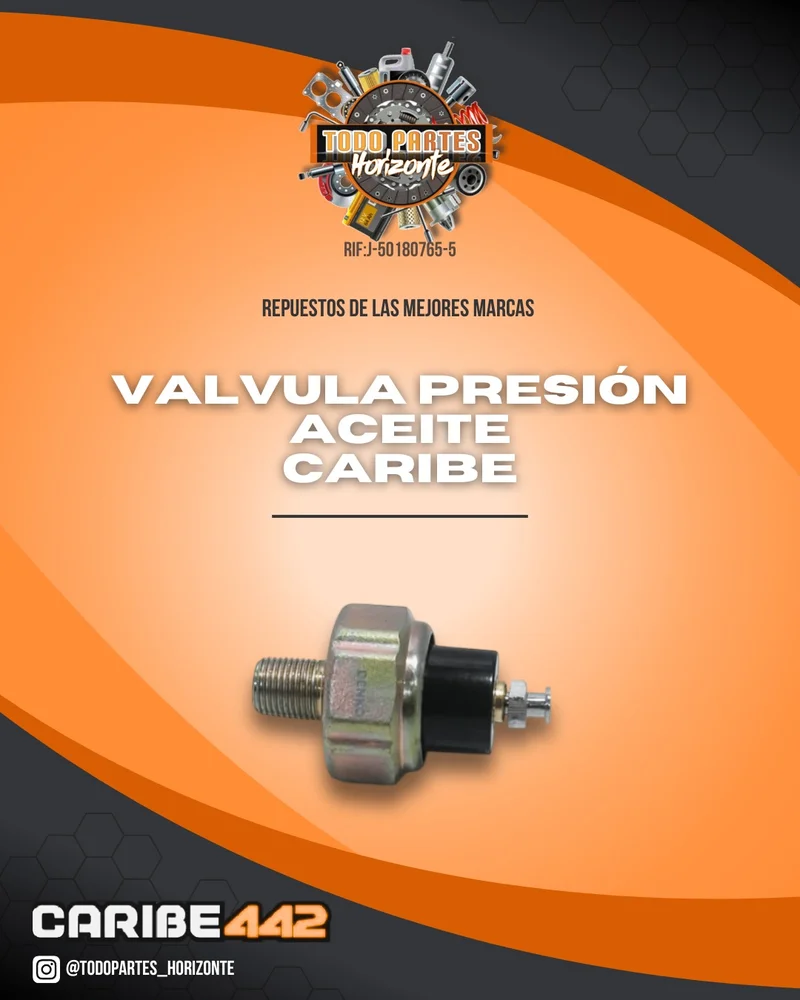Fotografía de repuesto Valvula Presion Aceite Caribe original - Todo Partes Horizonte