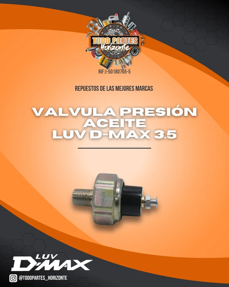 Repuesto VALVULA PRESION ACEITE LUV DMAX 3.5 original