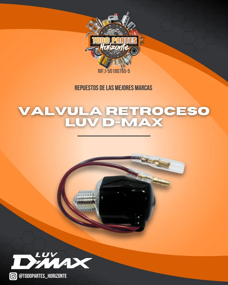 Fotografía de repuesto Valvula Retroceso Luv Dmax original - Todo Partes Horizonte
