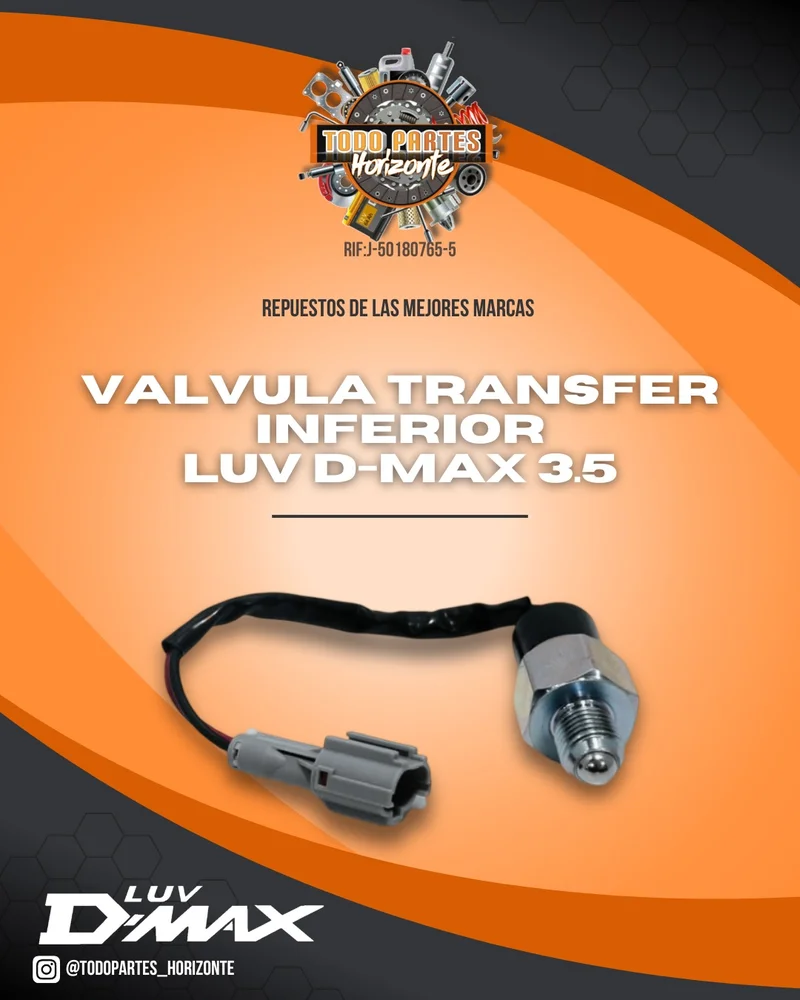 Fotografía de repuesto Valvula Transfer Inferior Luv Dmax 3.5 original - Todo Partes Horizonte