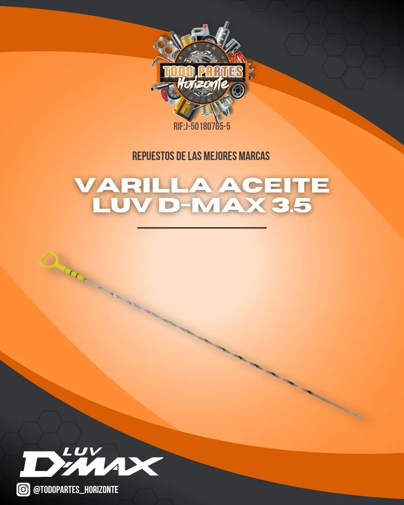 Repuesto VARILLA ACEITE LUV D-MAX 3.5 original